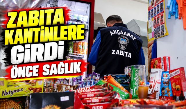Akçaabat’ta Okul Kantinlerine Sıkı Denetim: Son Tüketim Tarihleri Tek Tek Kontrol Edildi
