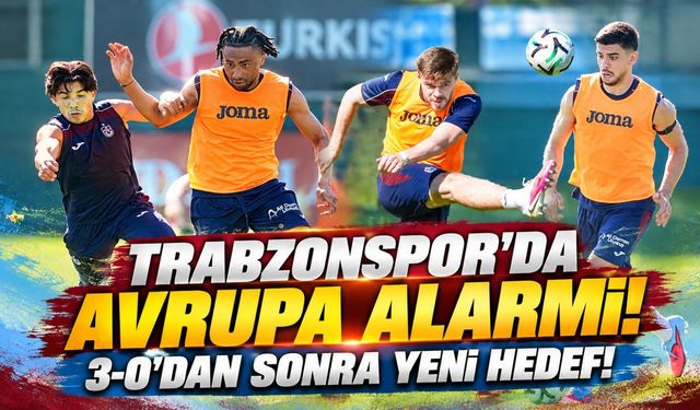 Trabzonspor'da Samsunspor Zaferinin Ardından Yeni Hedef Belli Oldu: Bordo-Mavililer Hemen Başladı!