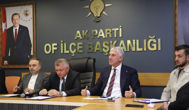 Of'ta Sarıalioğlu'ndan Teşkilata Mesaj! "iyi Ki Varsınız"