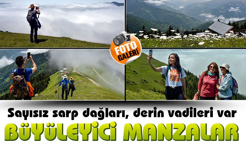 Gümüşhane yaylalarında büyüleyici manzaralar