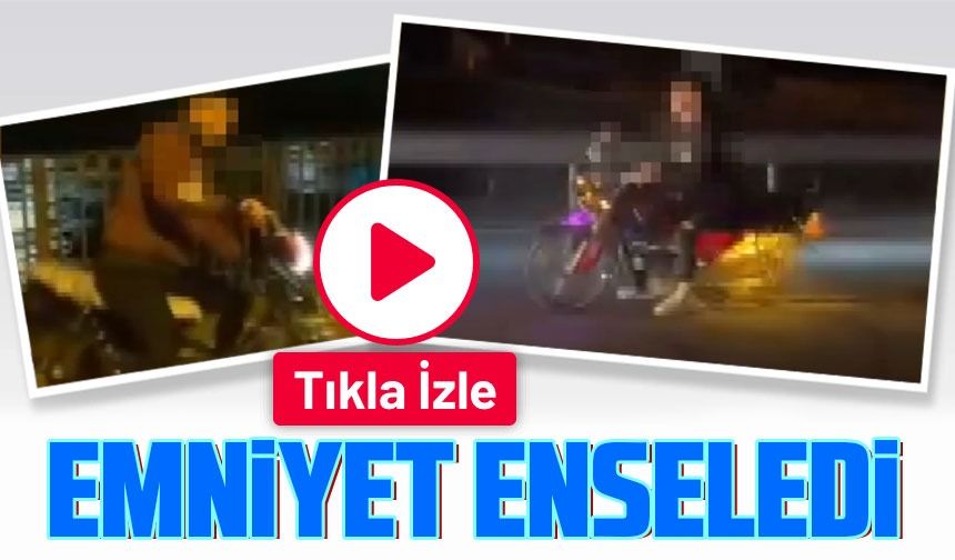 Trabzon’da  Motosikleti ile drift attı, trafiği tehlikeye düşürdü, cezadan kaçamadı