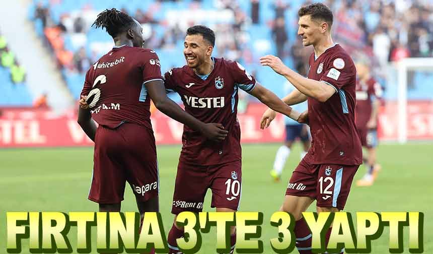 Trabzonspor, Adana Demirspor'u 1-0 Mağlup Ederek Üst Üste 3. Galibiyetini Aldı