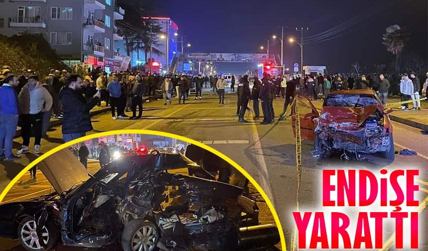 Vakfıkebir'de Trafik Kazası: 6 Yaralı Kırmızı Renkli Otomobilin Arkadan Çarpmasıyla Meydana Geldi