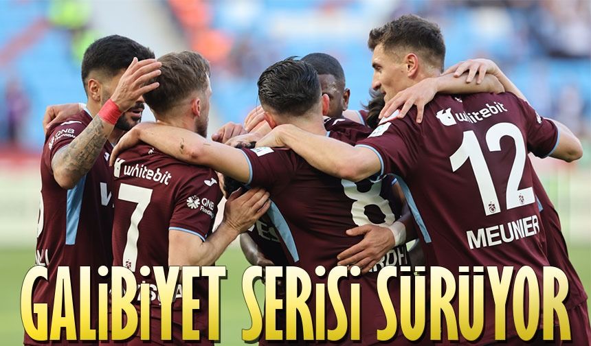Trabzonspor'un Galibiyet Serisi Sürüyor: Trezeguet'in Golüyle Adana Demirspor'u Yendi