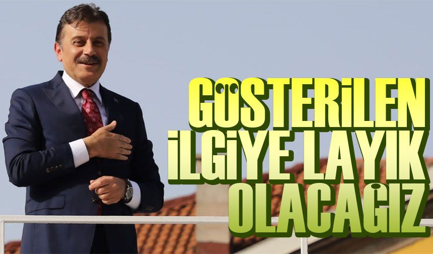 AK Parti Ortahisar Belediye Başkan Adayı Ergin Aydın, Vatandaşlara Teşekkür Etti