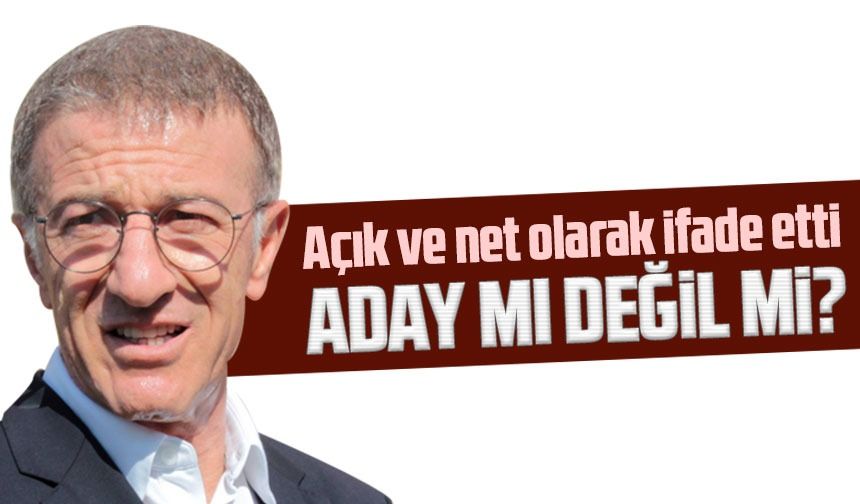 Trabzonspor'un Eski Başkanı Ahmet Ağaoğlu'ndan  Açıkladı: TFF Başkanlığına Aday Mı?