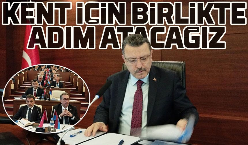 Trabzon Büyükşehir Belediye Başkanı  Ahmet Metin Genç, “Kent İçin Birlikte Adım Atacağız”
