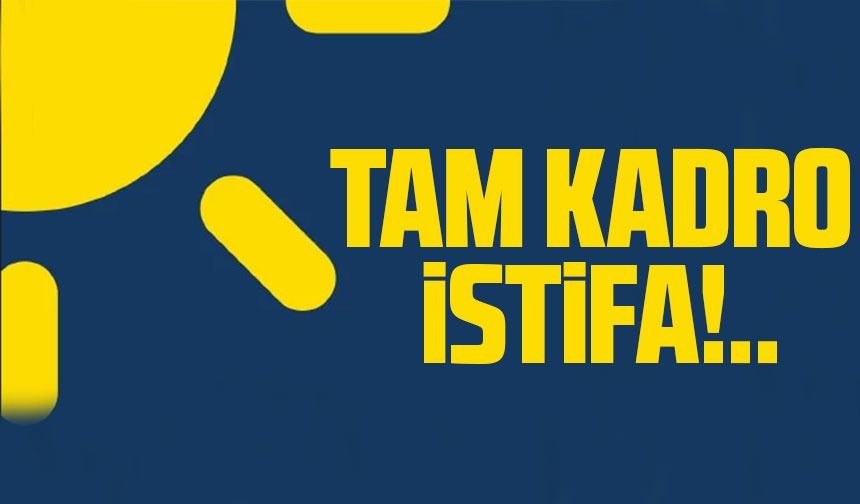 İyi Parti Trabzon'da Tam Kadro İstifa Ediyor