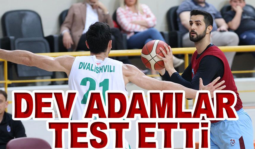 Trabzonspor Basketbol Takımı Hazırlık Maçında Kutaisi ile Karşılaştı