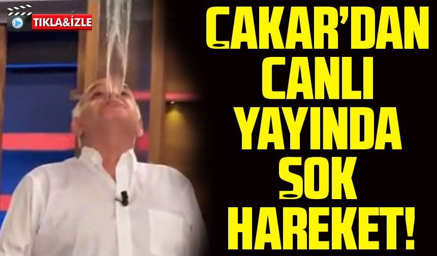 Ahmet Çakar Canlı Yayında Ağzından Su Fışkırttı: