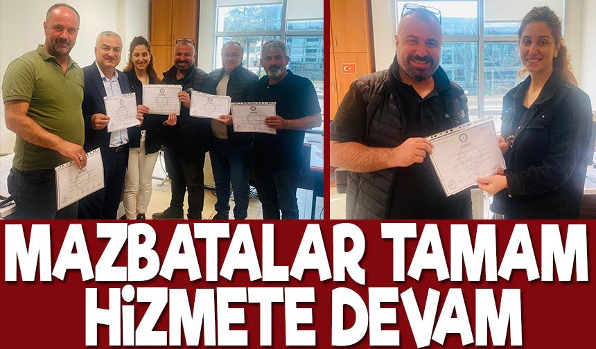 Trabzon Aydınlıkevler Mahallesi'nde Yeniden Muhtarlık Görevine Başladılar