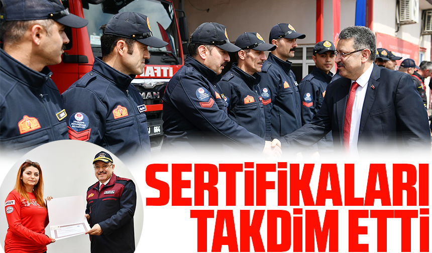 Trabzon Büyükşehir Belediyesi ve AKUT İşbirliğiyle Sertifika Töreni