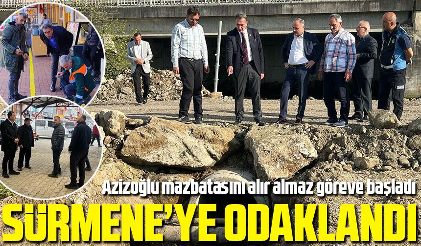 Sürmene ilçe belediye başkanı Hüseyin Azizoğlu Göreve başlayalı ilçenin adeta çehresini değiştirdi; Sürmene’ye Odaklandı
