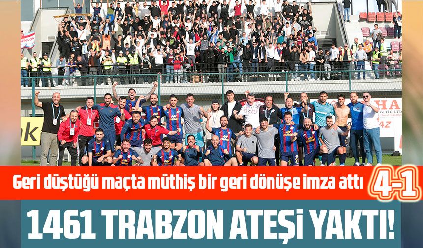 Geri düştüğü maçta müthiş bir geri dönüşe imza atan 1461 Trabzon, Ankaraspor’u farklı mağlup etti