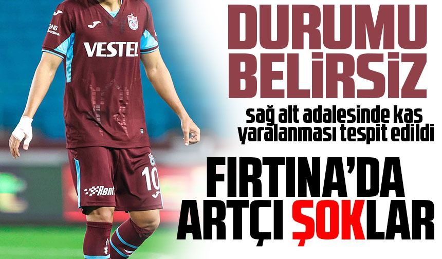 Trabzonspor'da Trezeguet'ten Kötü Haber: Sağ Kas Yaralanması Mısırlı Oyuncunun Durumu Belirsiz