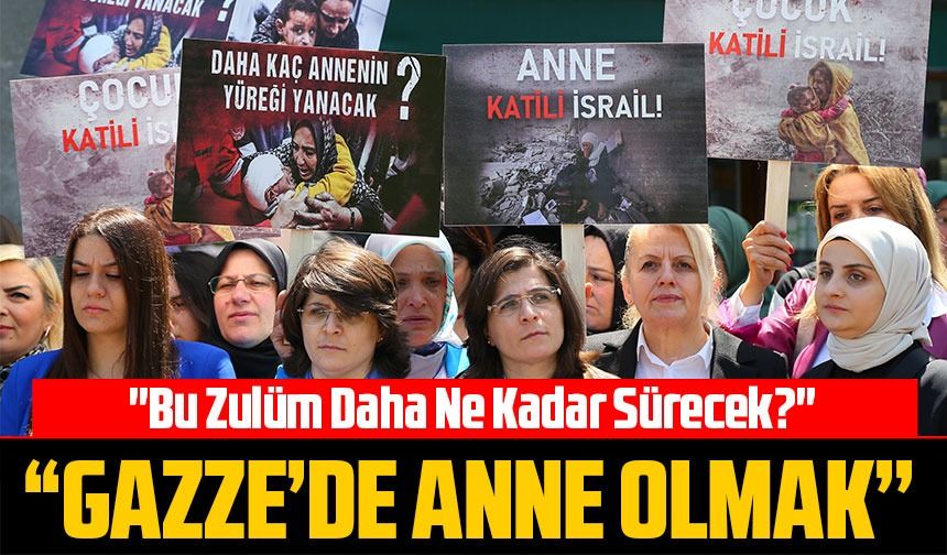 AK Parti Kadın Kolları: "Kanlı ellerini annelerin, çocukların üzerinden çek!"