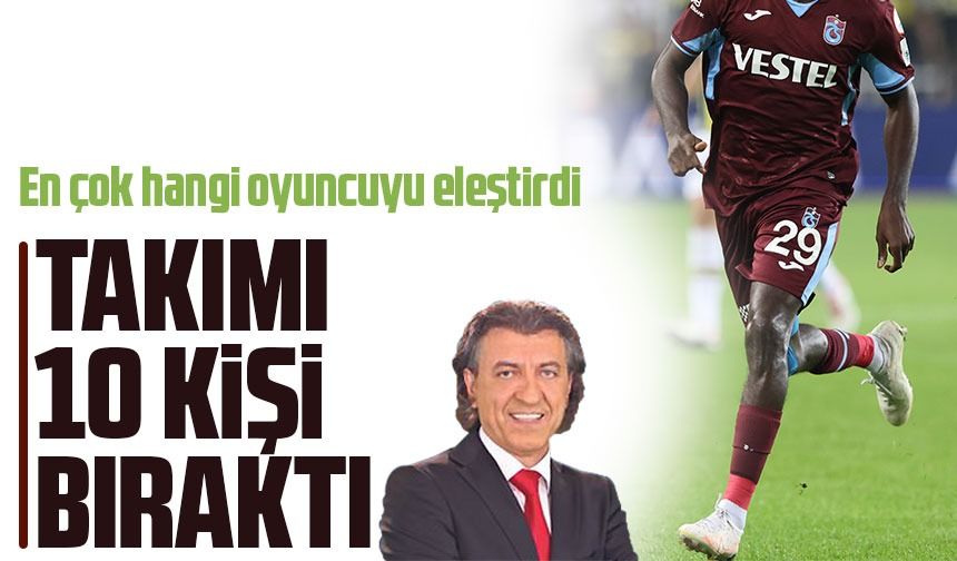 İskender Günen'e Göre, Trabzonspor'un Mağlubiyetinde Yabancı Oyuncuların Rolü Büyük