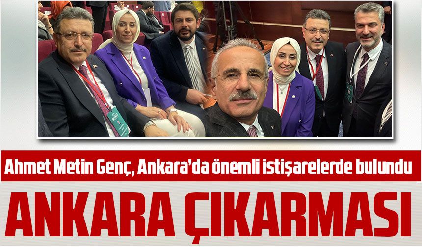 Trabzon Büyükşehir Belediye Başkanı Ahmet Metin Genç, Ankara’da önemli istişarelerde bulundu