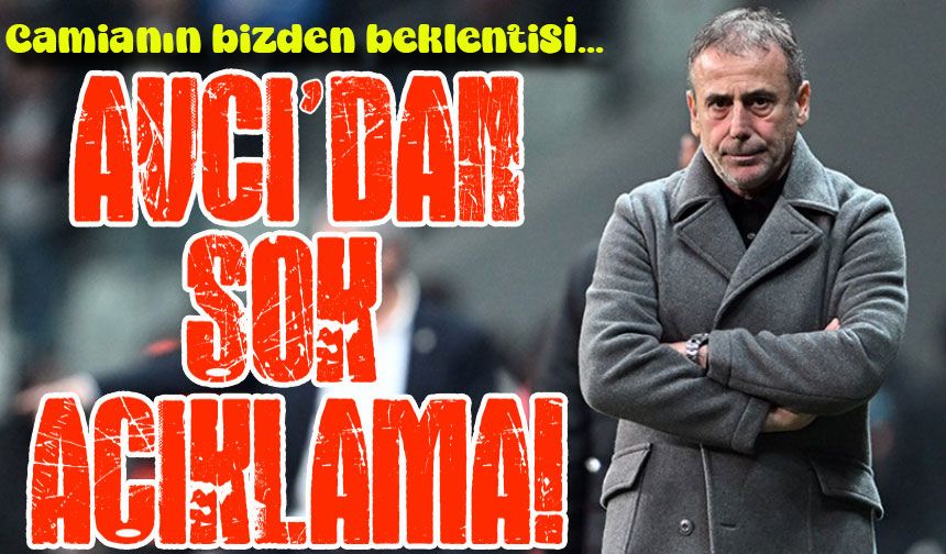 Avcı'dan Şok Camia Açıklaması; Samsunspor Maçı Öncesi Açıkladı!