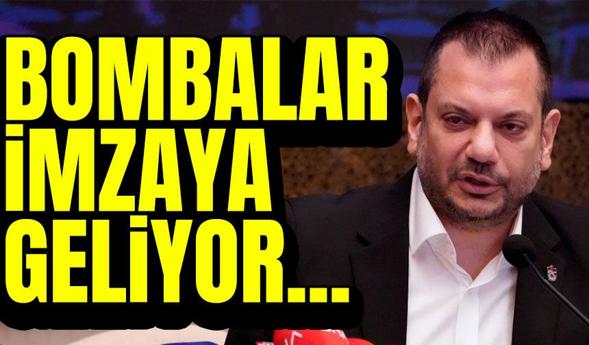 Trabzonspor Başkanı Ertuğrul Doğan 4 transferi bitirdi