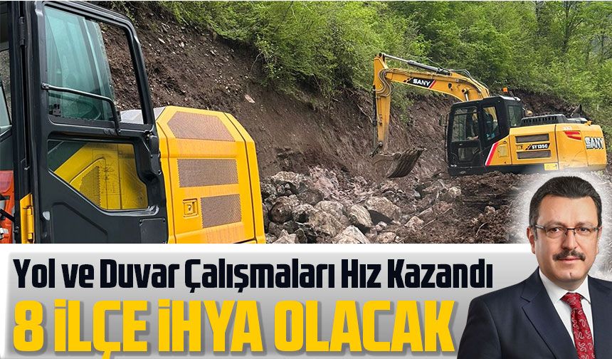 Trabzon Büyükşehir Belediyesi'nden 30 Milyonluk İnşaat İhalesi: İlçelerde Yol ve Duvar Çalışmaları Hız Kazandı