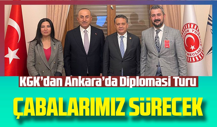 KGK’dan Ankara’da Diplomasi Turu