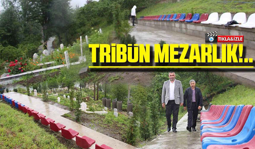 Çarşıbaşı Pınarlı Mahallesi Halkı, Mezarlıkta Duaların Rahat Okunabilmesi İçin Bordo-Mavi Koltuklar Yerleştirdi