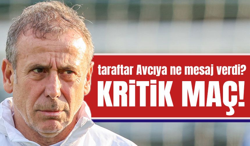 Trabzonspor Taraftarlarından Abdullah Avcı'ya Mesaj "İstanbulspor Maçı En Kritik Maç, Rotasyon Yapmayın!"