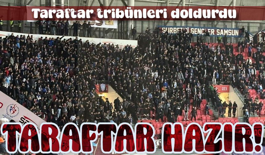 Taraftarlar Tribünleri Doldurdu; Trabzonspor  Deplasmanda Fırtına Gibi Esecek