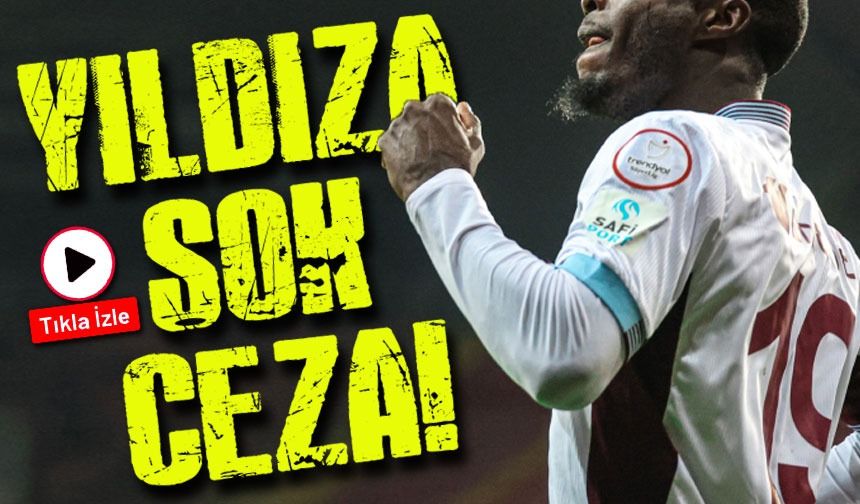Trabzonspor'un Yıldızına Şok Ceza Geliyor: Yönetim Bu Yaptığına Anlam Veremedi!