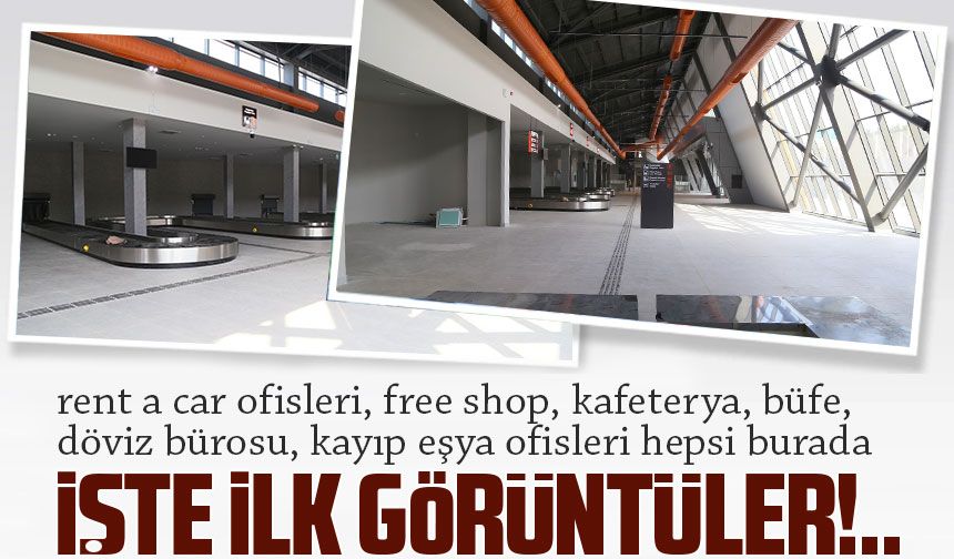AK Parti Trabzon İl Başkanı Mumcu Trabzon Havalimanında  yeni dış hatlar gelen yolcu terminalini inceledi