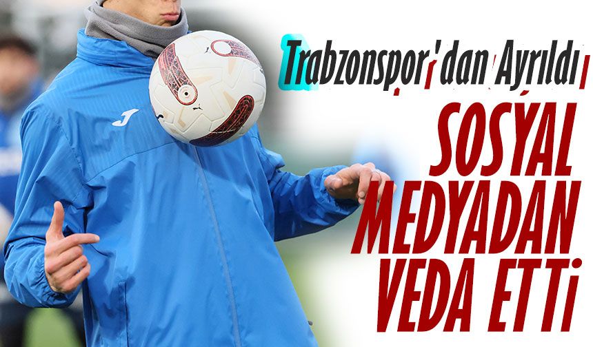 Benkovic, Trabzonspor'dan Ayrıldı: Sosyal Medyada Veda