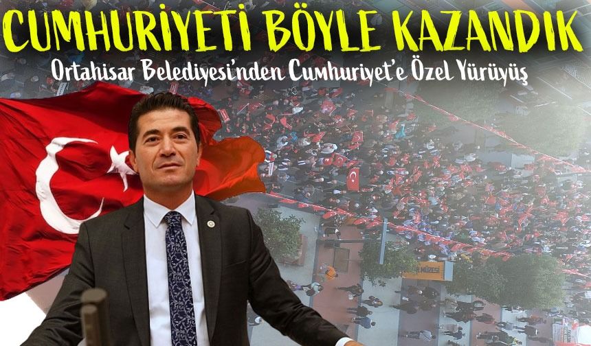 Trabzon’da Coşkulu Cumhuriyet Yürüyüşü: “Cumhuriyeti Böyle Kazandık”