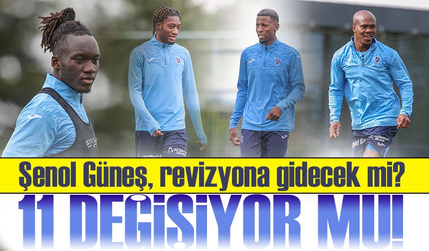 Trabzonspor'da Derbi Hazırlıkları Başladı; Kadro Değişecek Mi?