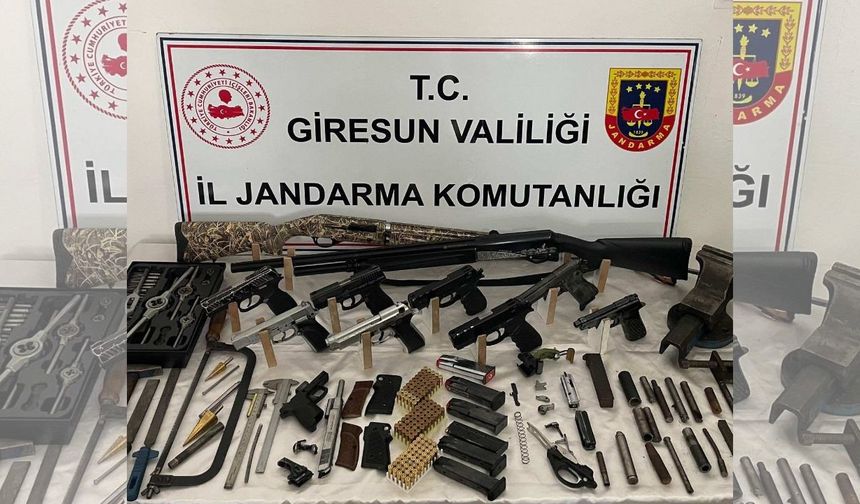 Giresun’da Silah Kaçakçılığına Büyük Darbe: 3 Kişi Tutuklandı