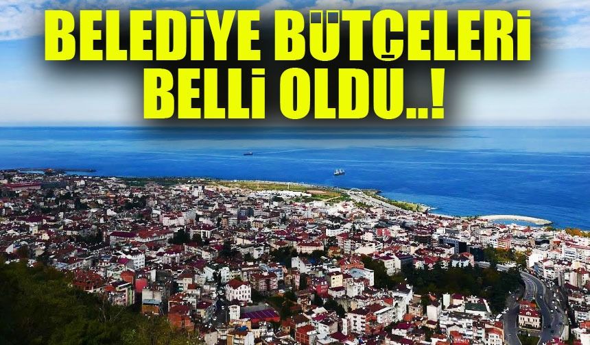 Trabzon İlçe Belediyelerinin 2025 Yılı Bütçeleri Açıklandı!