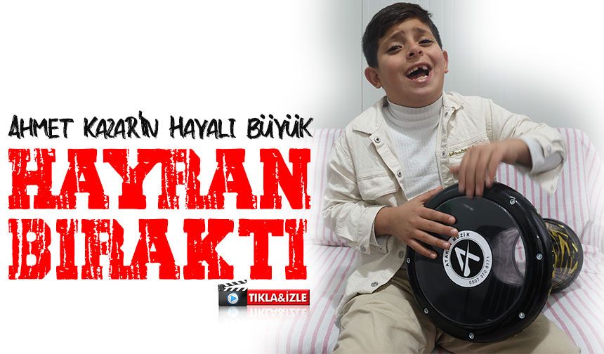 9 Yaşında Müzik Harikası: Ahmet Kazar'ın Hayali Haluk Levent'le Şarkı Söylemek