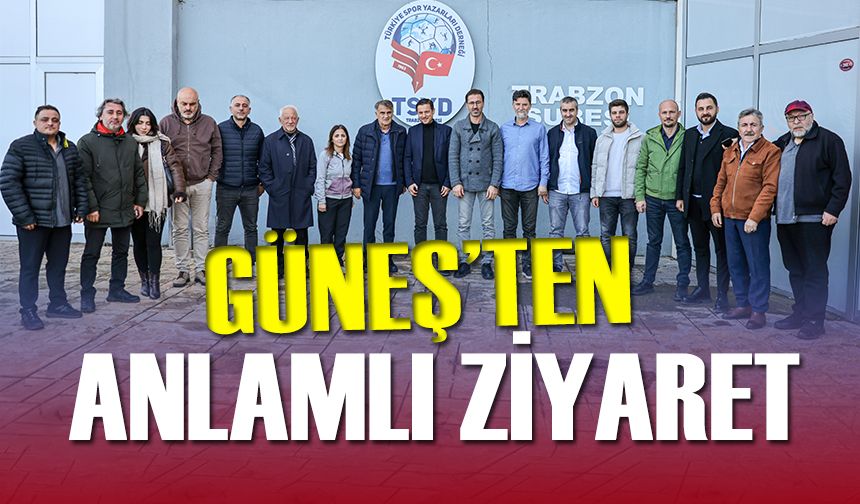 Şenol Güneş ve Zeyyat Kafkas’tan TSYD Trabzon Şubesi’ne Anlamlı Ziyaret