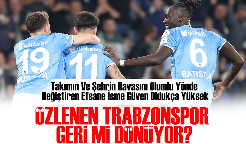 Fatih Tekke Umut Aşılıyor! Trabzonspor’da Karamsar Hava Dağıldı