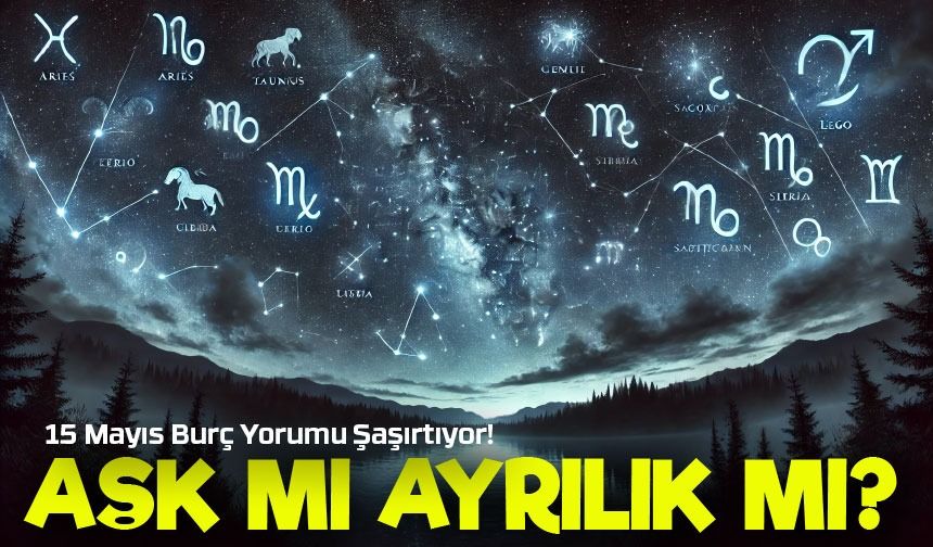 15 Mayıs Burç Alarmı: Aşkta Sürpriz, İşte Kriz! Hangi Burçları Neler Bekliyor?