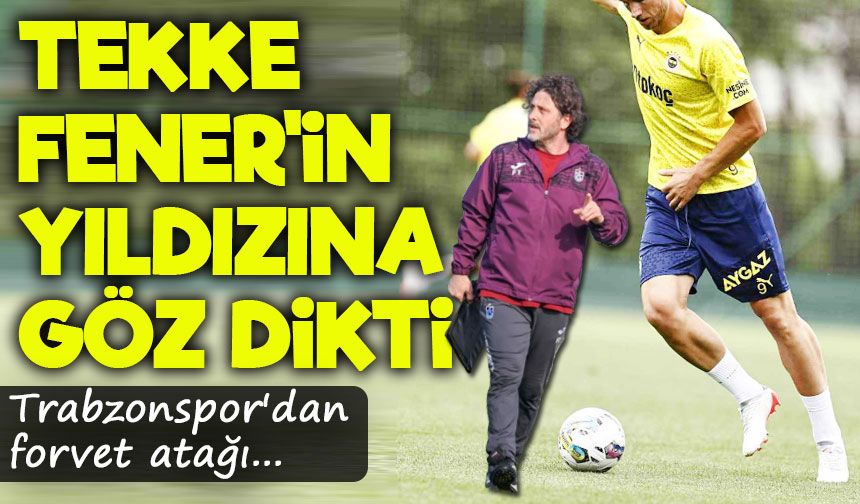 Trabzonspor'dan Flaş Transfer Atağı ;Tekke'nin Forvet Merceğinde Fenerbahçeli Yıldız Var