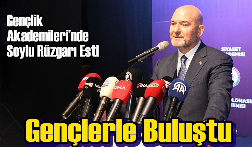 Süleyman Soylu Trabzon’da Gençlerle Buluştu: “Kamu Diplomasisi Yeni Neslin Elinde Yükselecek”