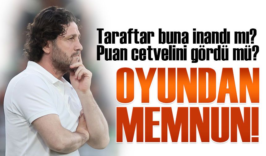 Bodrumspor karşısında alınan 1-1’lik beraberlik sonrası eleştirilerin hedefinde olan Fatih Tekke, Maç sonu neler söyledi
