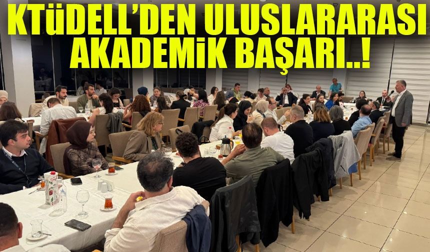 KTÜDELL'den uluslararası akademik başarı: Konferansa yapay zekâ damgası