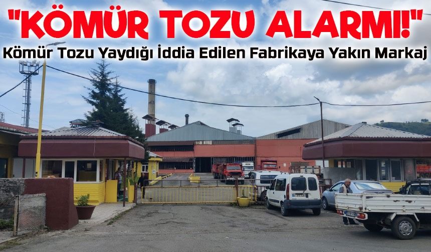 Kömür Tozu Yaydığı İddia Edilen Fabrikaya Yakın Markaj