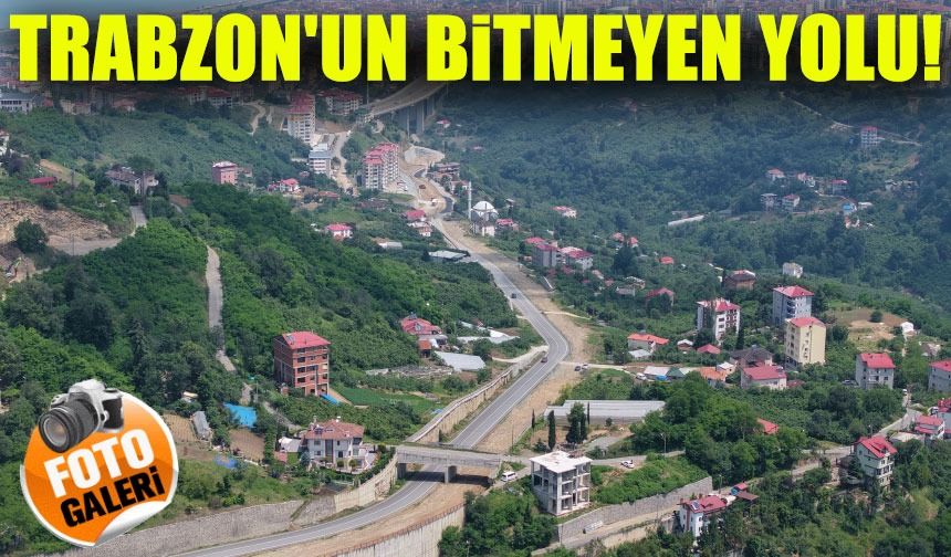 Trabzon’da 13 Yıldır Bitmeyen Uğurlu-Karşıyaka Yolu Vatandaşı Çileden Çıkardı