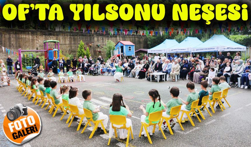 Of Şehit Hüsnü Uyan Anaokulu’nda Miniklerden Renkli Yılsonu Gösterisi
