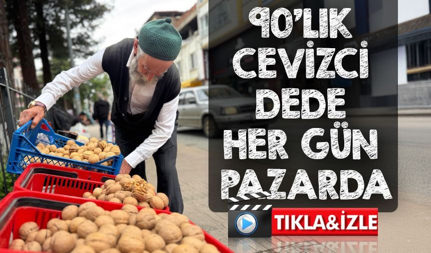 ‘Cevizci Dede’ Tahsin Doğru çalışma azmiyle gençlere ilham veriyor