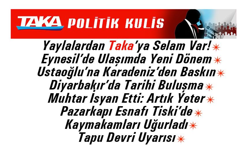 Maçka Yaylalarından TAKA’ya Selam Var! Yusuf Erden Takipte