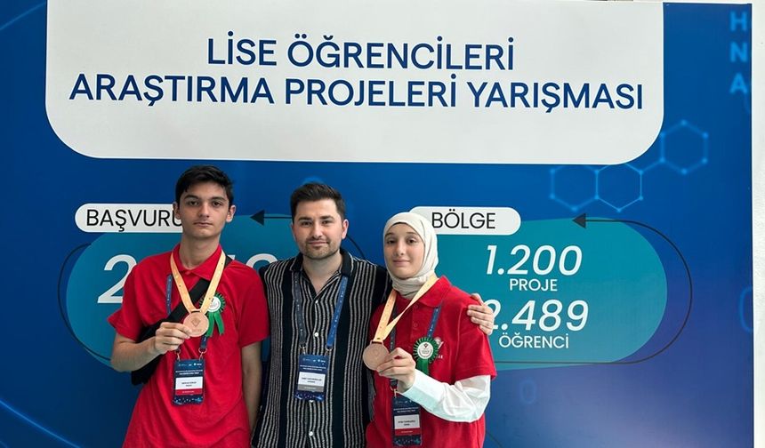 Araklı Meslek Lisesi TÜBİTAK’ta Türkiye Üçüncüsü Oldu